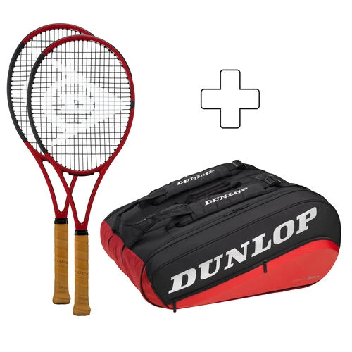 Dunlop 2x CX 200 Tour 18x20 Plus Tennis Bag 1 Dunlop 2x CX 200 Tour 18x20 Plus Tennis Bag