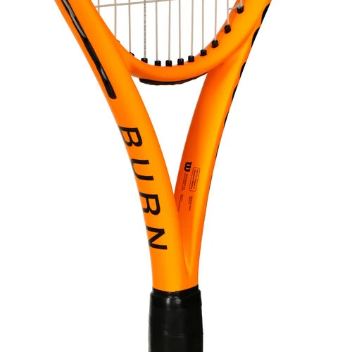 Wilson Burn 100 V5 Bright Neon Orange Tour Racket 6 Wilson Burn 100 V5 Bright Neon Orange Tour Racket - Image 6